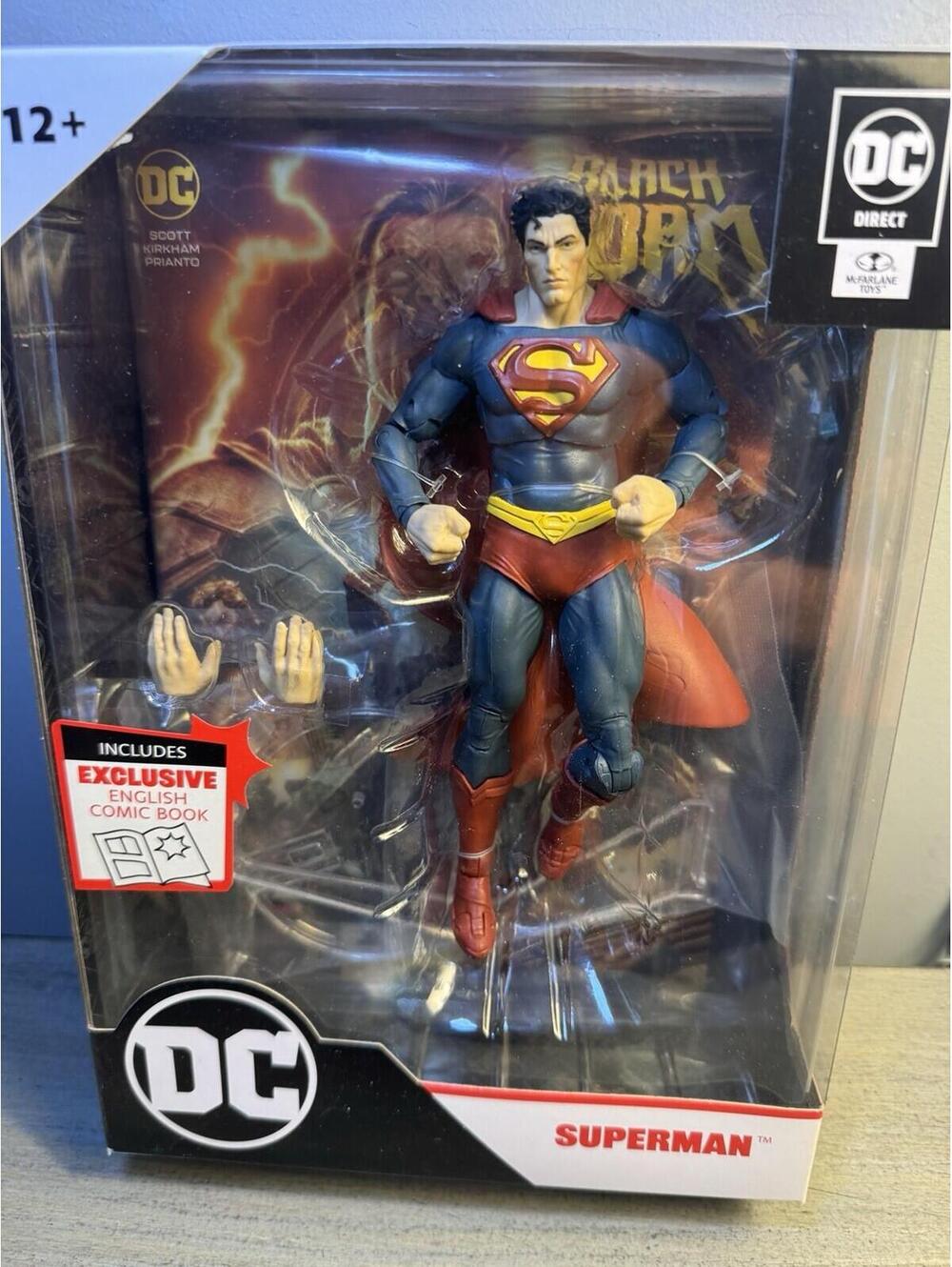 McFarlane DC Direct Superman Search For Hope Figure Comic Book Included